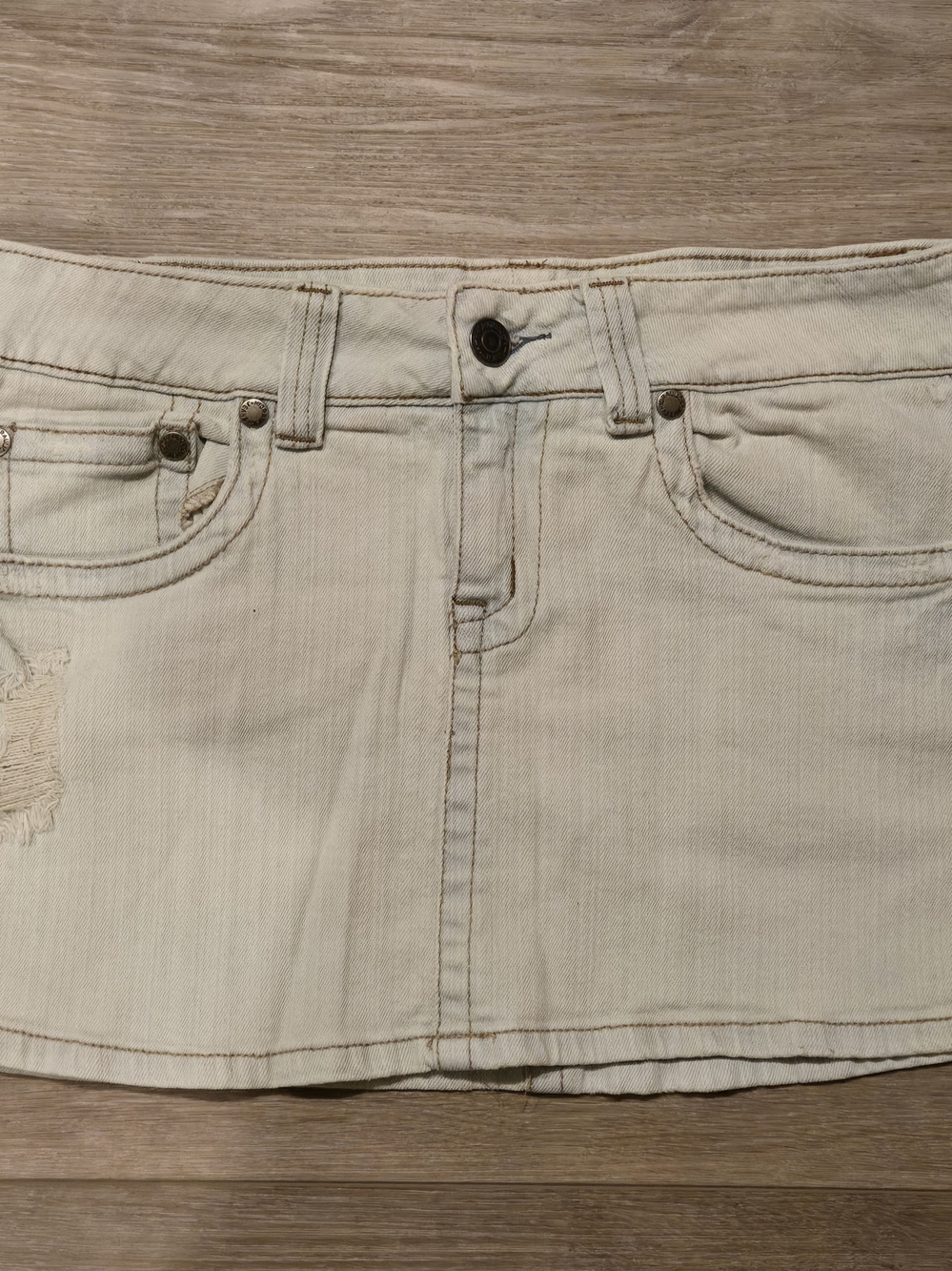 Y2K Era: Hydraulic Jean Skirt